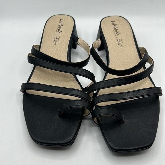 Life Stride Black Jasmine Soft System Strappy Sandals Size 11 New with tags! - Picture 2 of 7